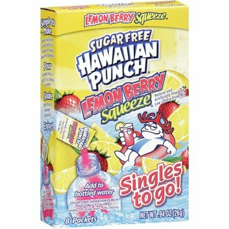 Hawaiian Punch Singles-to-Go (add to 16.9oz water)     Lemon Berry Squeeze