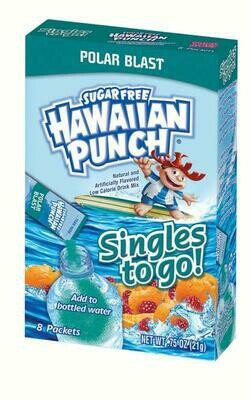 Hawaiian Punch Singles-to-Go (add to 16.9oz water)     Polar Blast