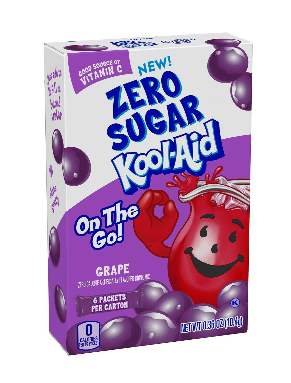 Kool-Aid On-The-Go 6ct - (add to 16.9oz water)     Grape