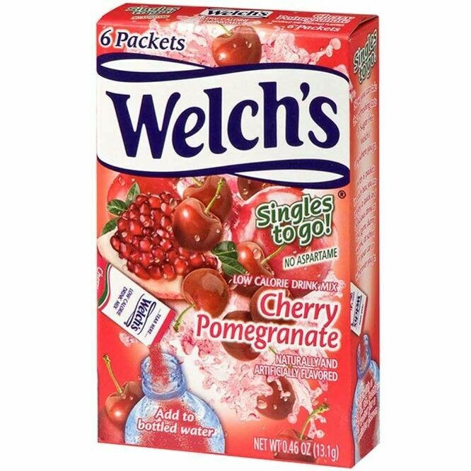 Welch's 6ct - (add to 16.9oz water) Cherry Pomegranate