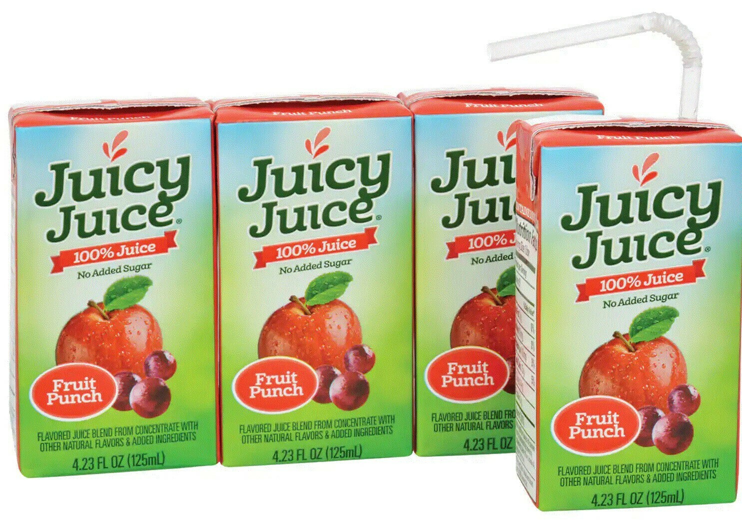 Juicy Juice 4ct drink box - fruit punch