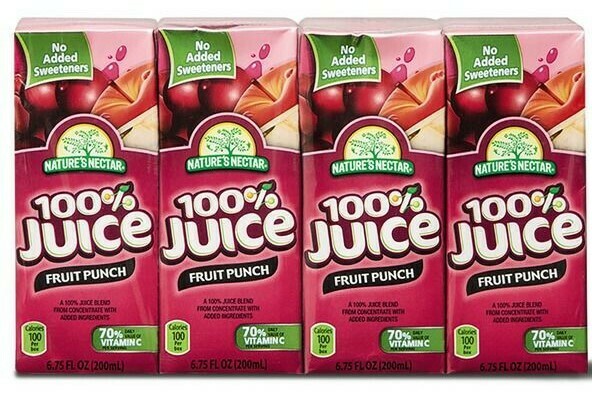 Juice Boxes 8ct     Fruit Punch