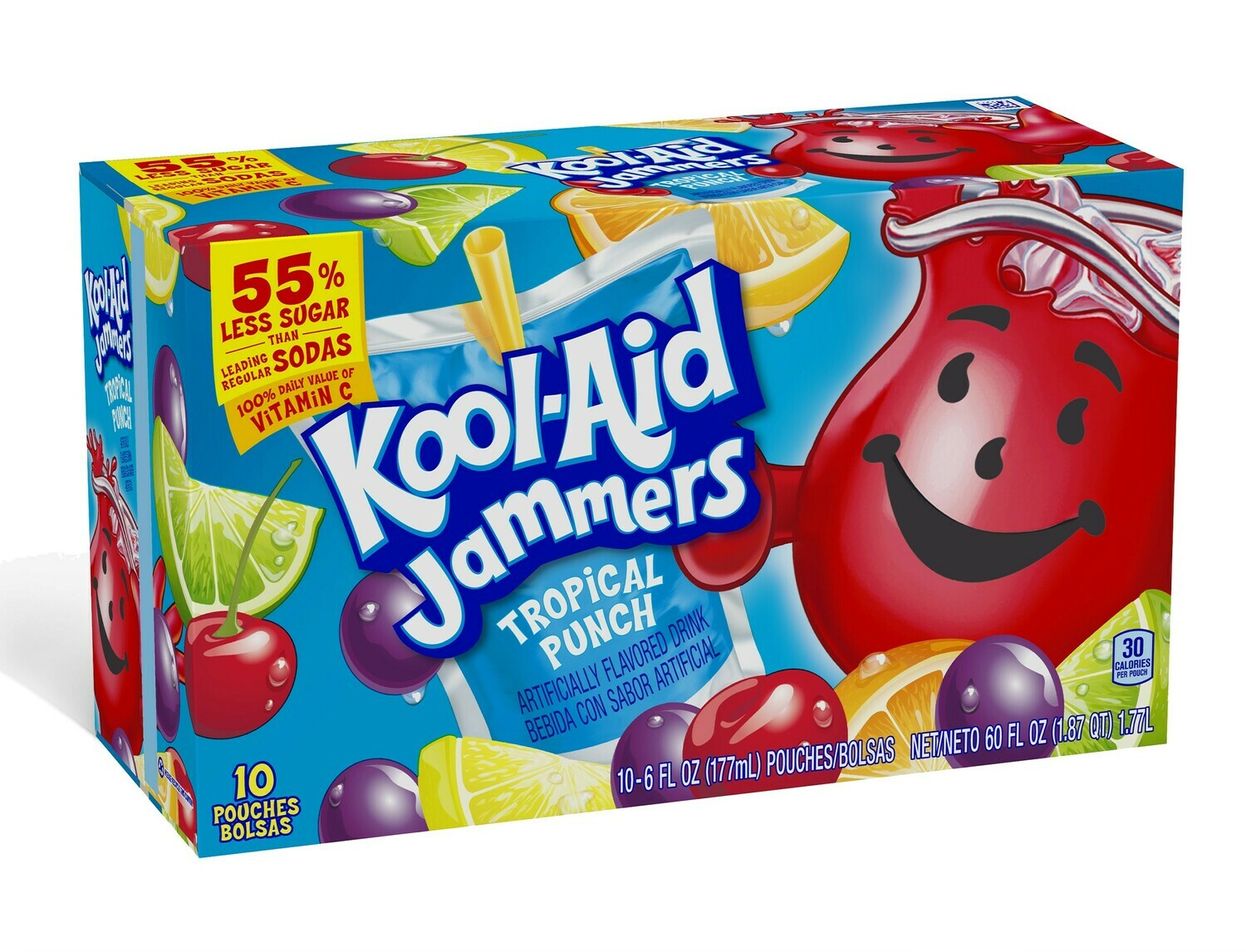 Kool-Aid Jammers Pouches 10ct     Tropical Punch