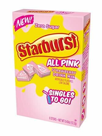 Starburst Singles to Go! 6ct (add to 16.9oz water) All Pink