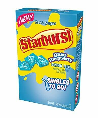 Starburst Singles to Go! 6ct (add to 16.9oz water)     Blue Raspberry