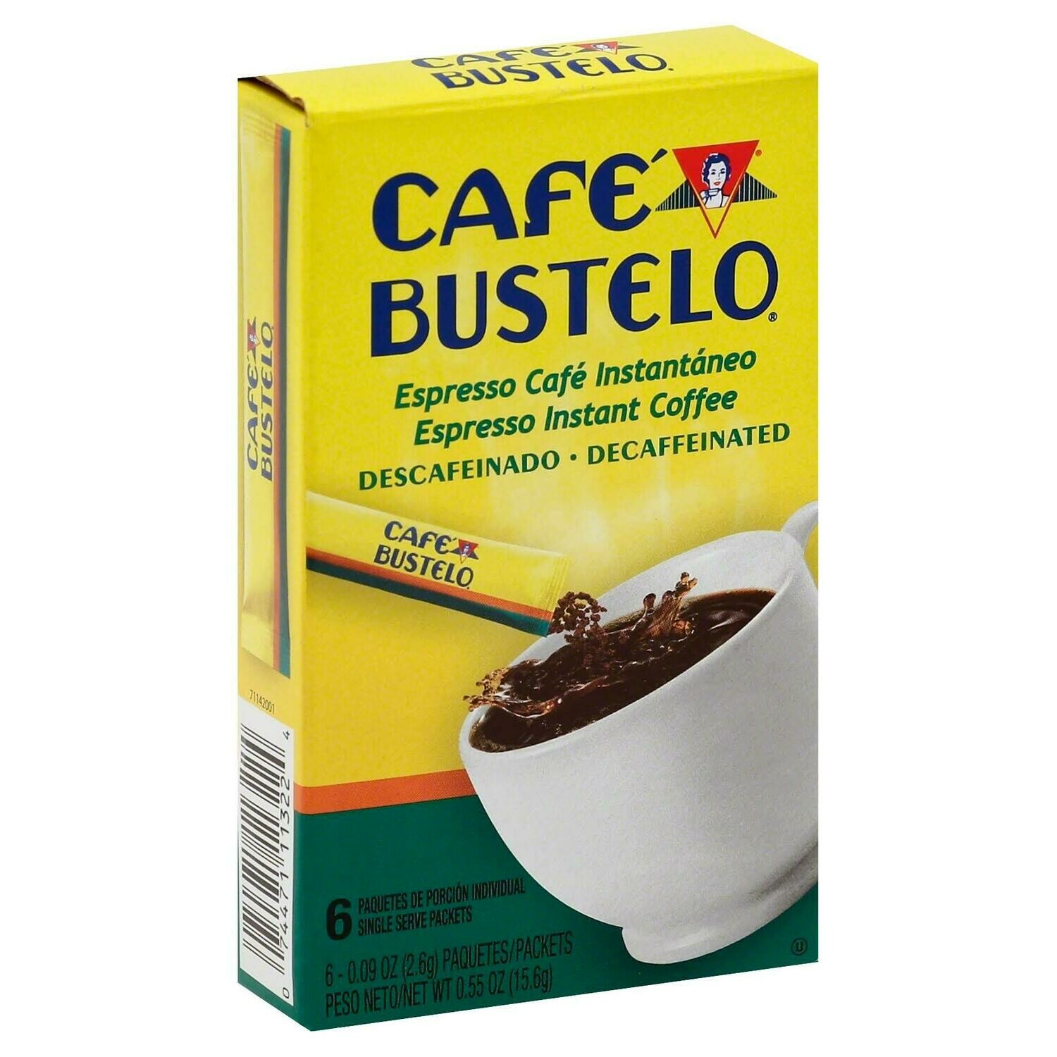 Café Bustelo Instant Coffee sticks - Decaf 6ct