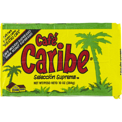 Café Caribe Dark Roast Ground Coffee - brick