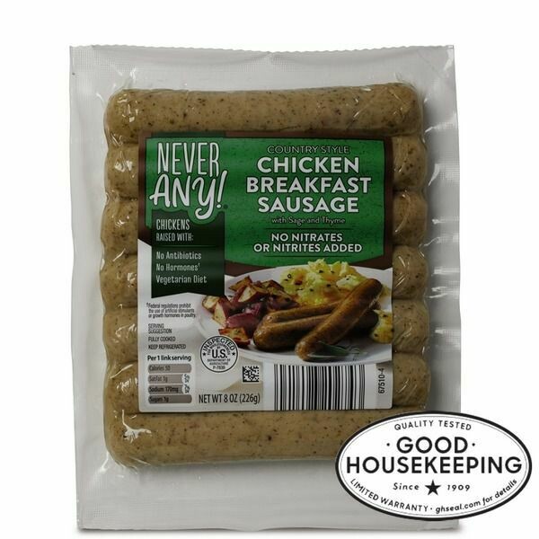Never Any! Breakfast Sausage - original country 6ct
