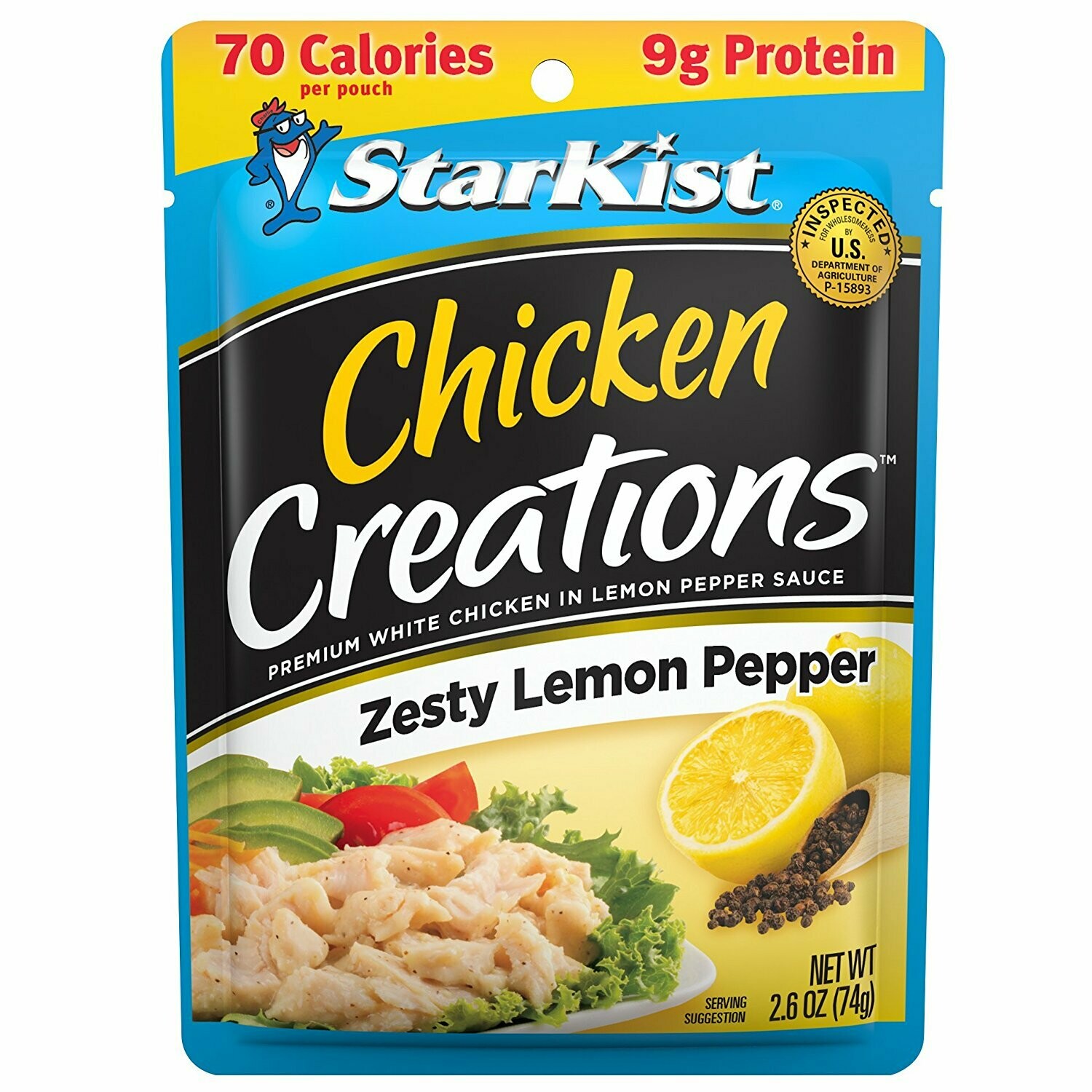 Starkist Chicken Creations     Zesty Lemon Pepper
