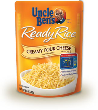 Ben's Original Ready Rice Microwave Pouches     Creamy Four Cheese