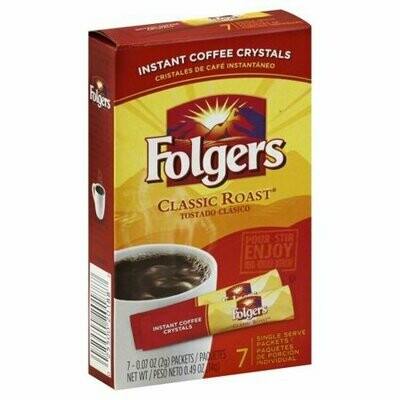 Folger&#39;s Choice single serve -    Classic Roast Instant Coffee sticks 7ct