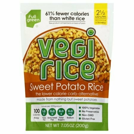Fullgreen Vegi Rice Sweet Potato Rice Microwavable Pouch