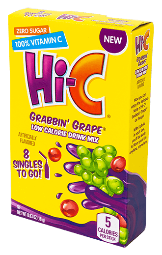 Hi-C Singles-to-Go (add to 16.9oz water)     Grabbin&#39; Grape