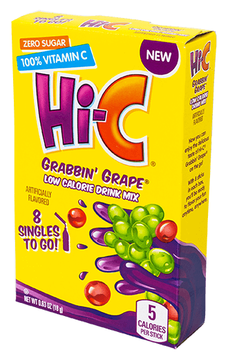 Hi-C Singles-to-Go (add to 16.9oz water) Grabbin' Grape