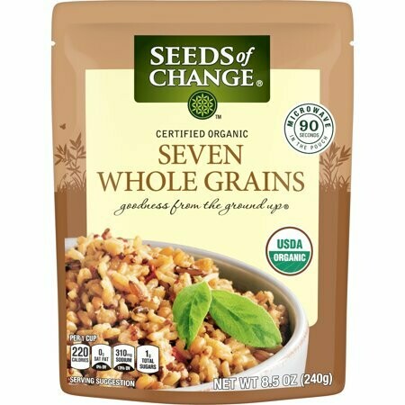 Seeds of Change Organic Rice Microwaveable Pouch - Seven Whole Grains Rice