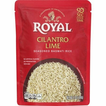 Royal Heat And Eat Rice Microwave Pouches - Cilantro Lime