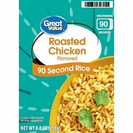 Great Value Rice Microwavable Pouch - Roasted Chicken