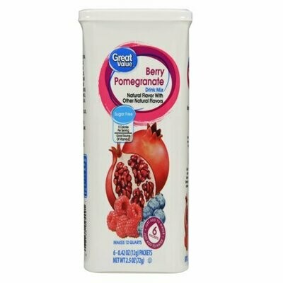 Drink Mix 6ct - (add to 2qt water)     Berry Pomegranate