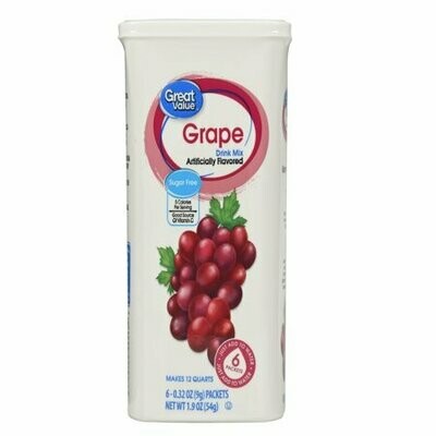 Drink Mix 6ct - (add to 2qt water)     Grape