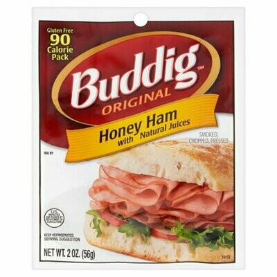 Buddig Single Serve Deli-Meats Honey Ham