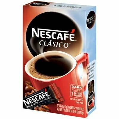 Taster&#39;s Choice Instant Coffee Sticks     Classico Dark Roast 7ct
