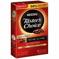 Taster&#39;s Choice Instant Coffee Sticks     House Blend 6ct