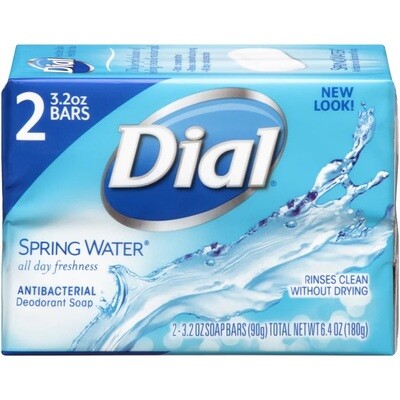 Dial Spring Water 3.2oz 2ct