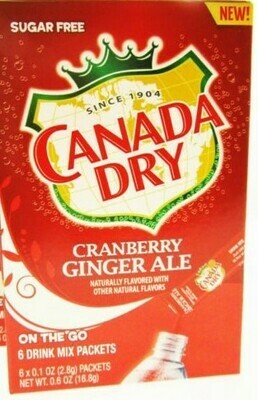 Canada Dry - Cranberry Ginger Ale  6ct