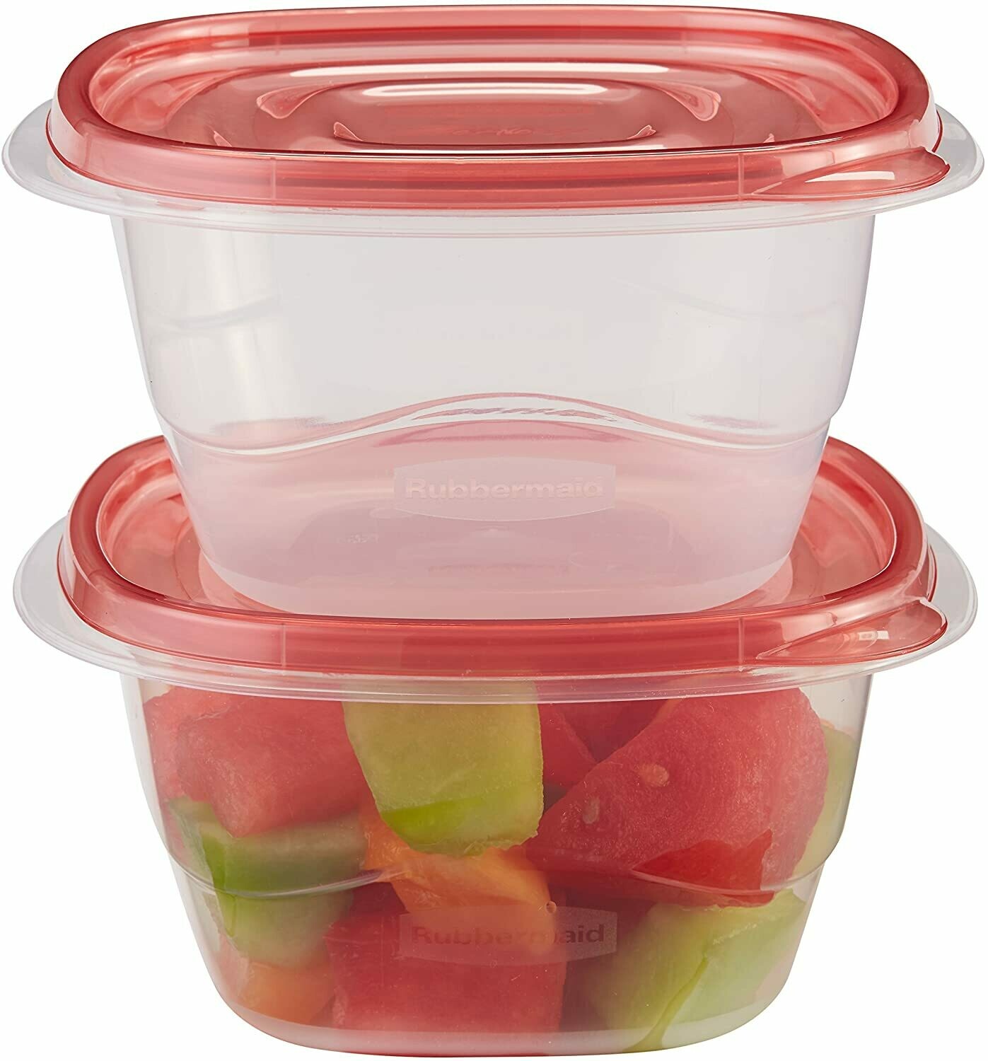 Rubbermaid Deep Square Container w/lid 42oz 2ct