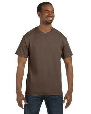 100% Cotton T-Shirts Short-Sleeve Crew Neck Colored