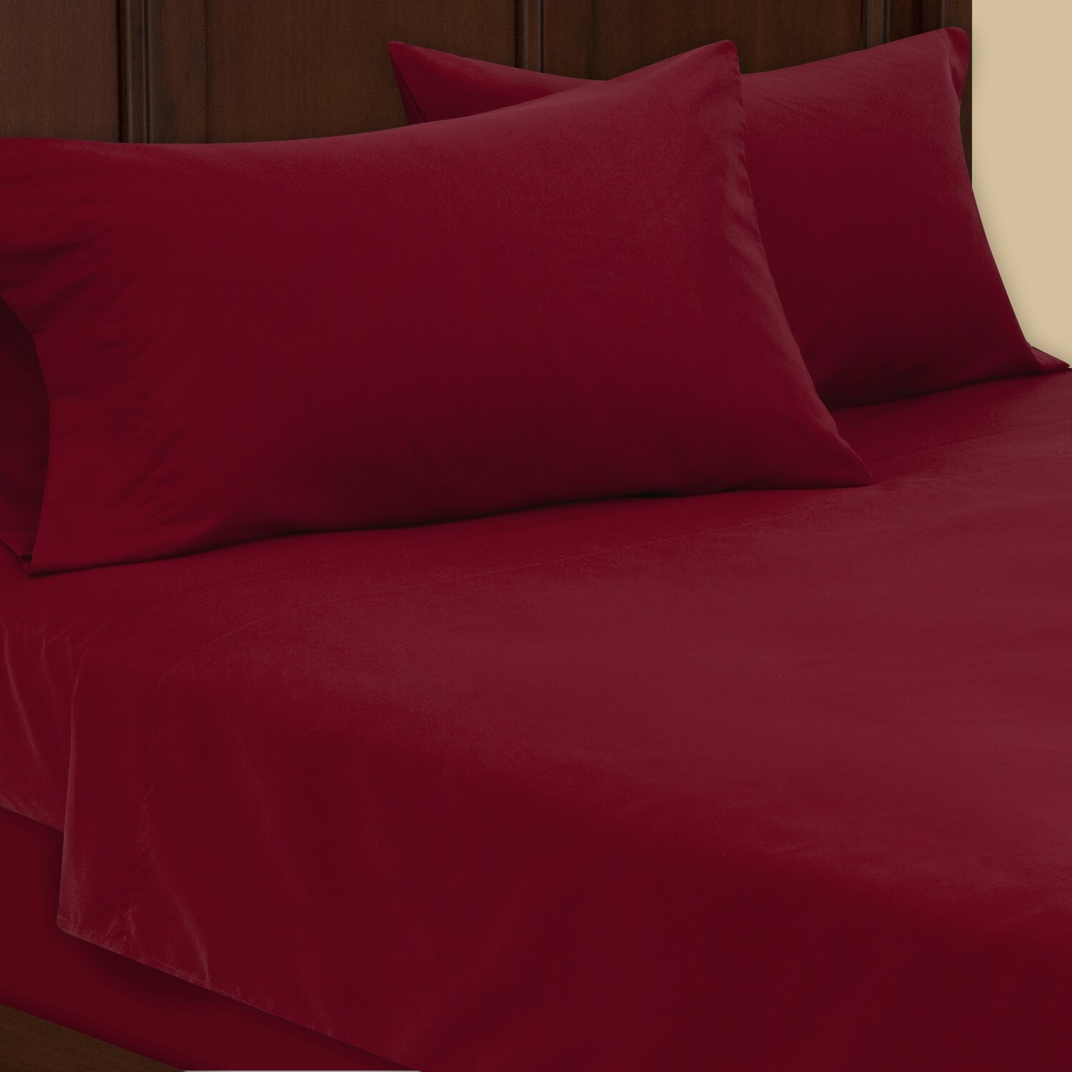 Microfiber Bedding Sheet Set by Mainstays - Red