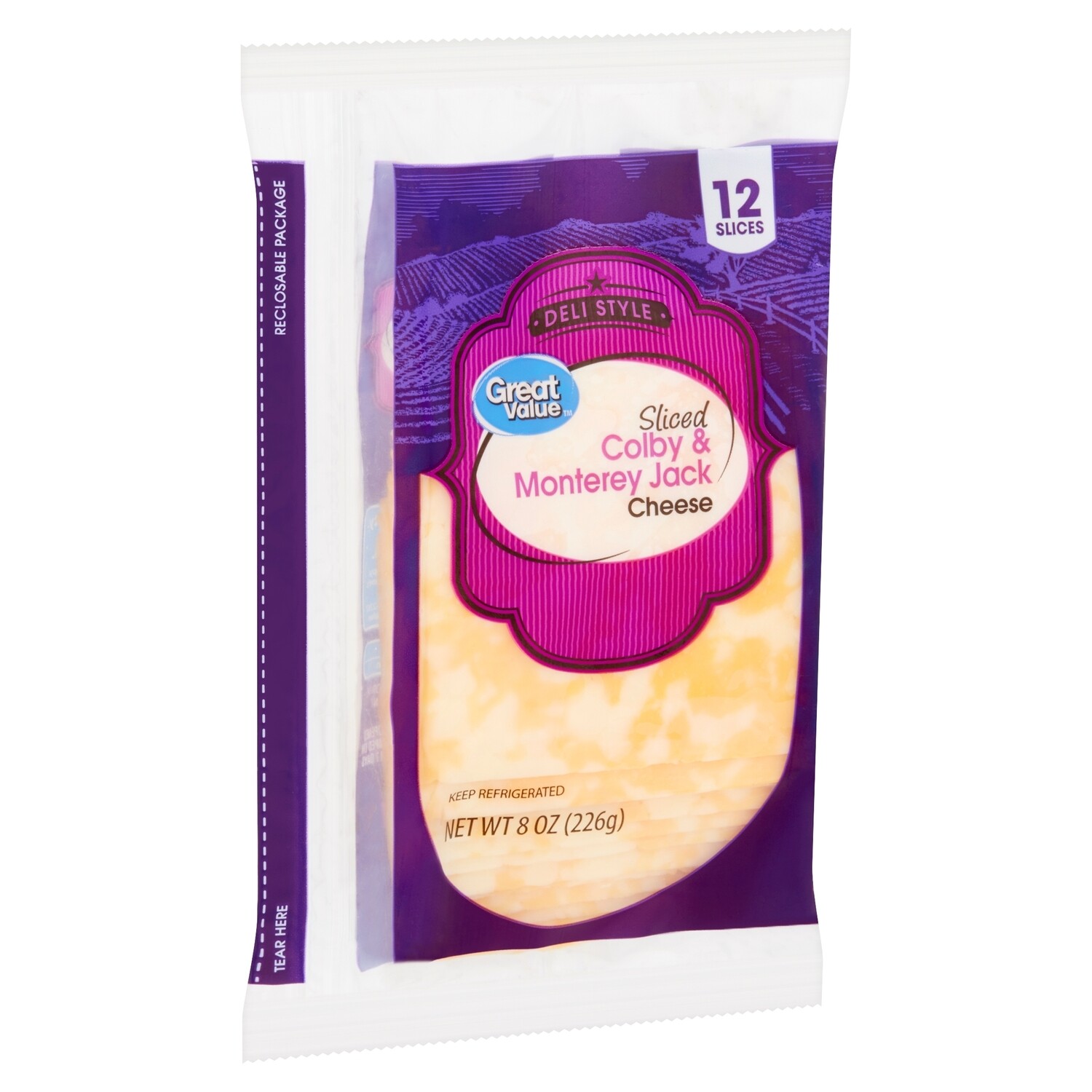 Colby &amp; Monterey Jack (sliced)