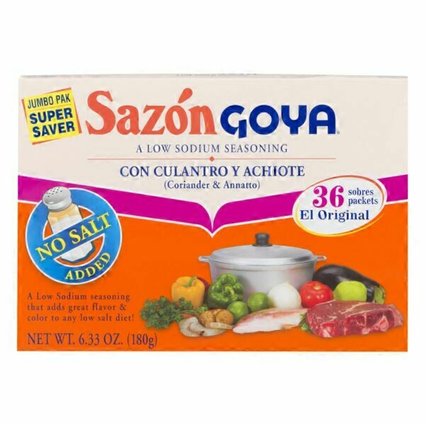 Sazon Goya Low Sodium 36ct