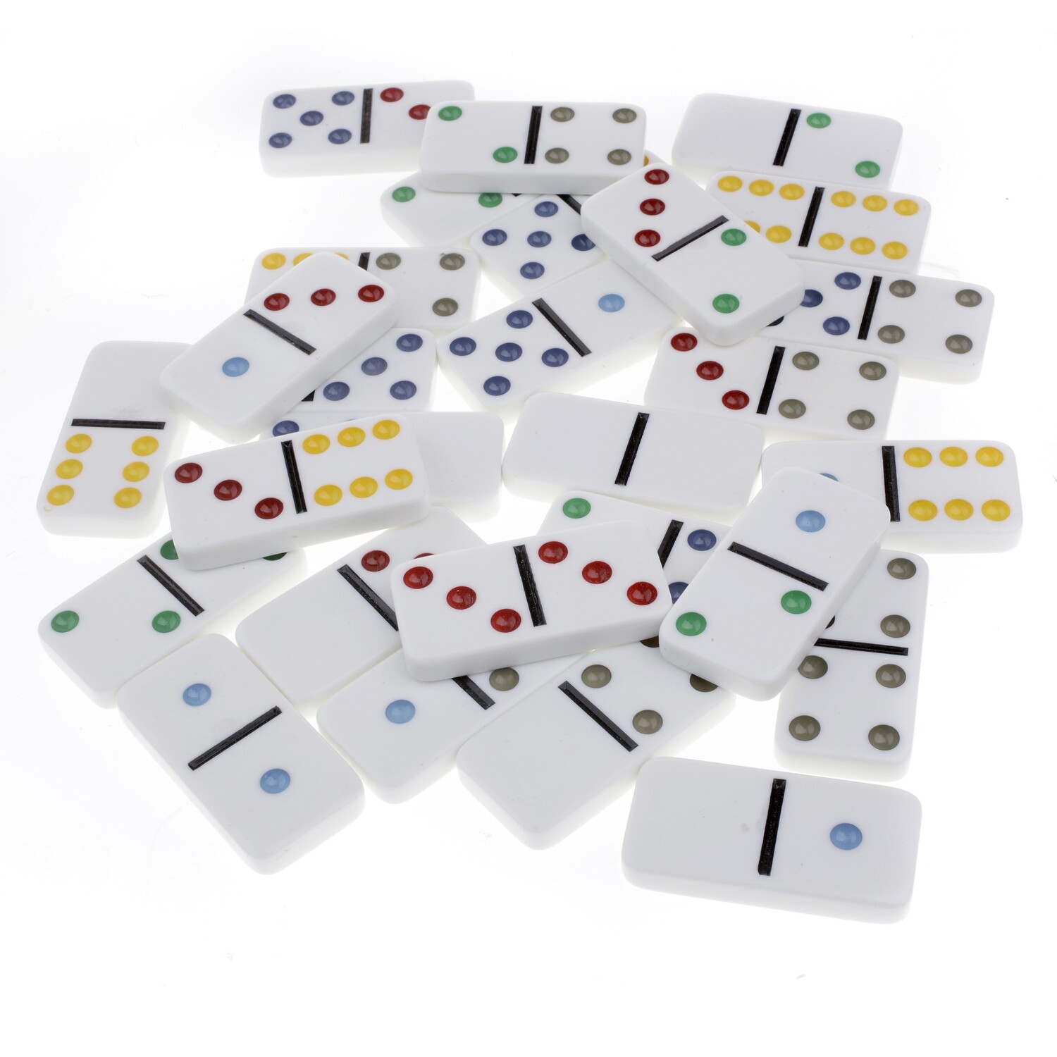 Double Six Color Dot Dominoes