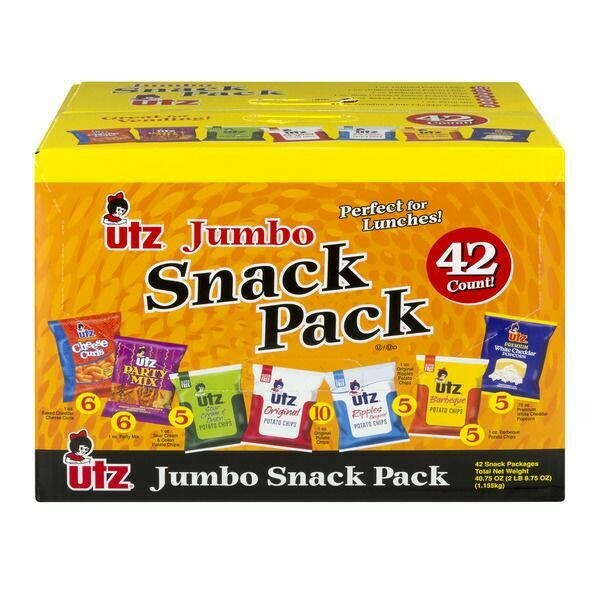 Utz     Variety Snack Pack Box 42ct