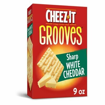 Cheez It Boxes Grooves Sharp White Cheddar