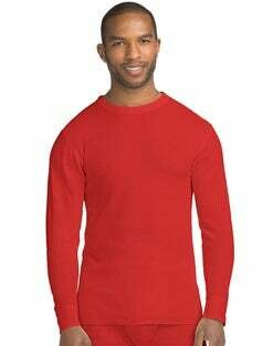 Hanes X-Temp Thermal Top – red, Size: Extra Large