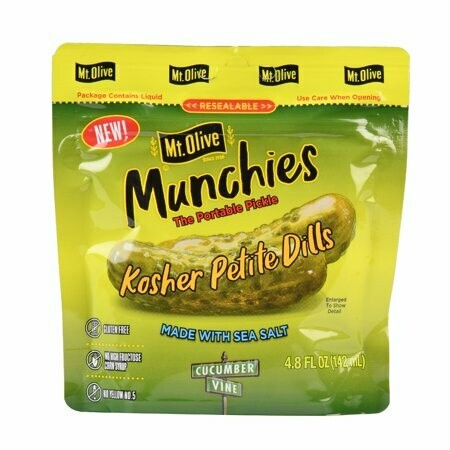Mt. Olive Munchies Kosher Petite Dills (small pouch)