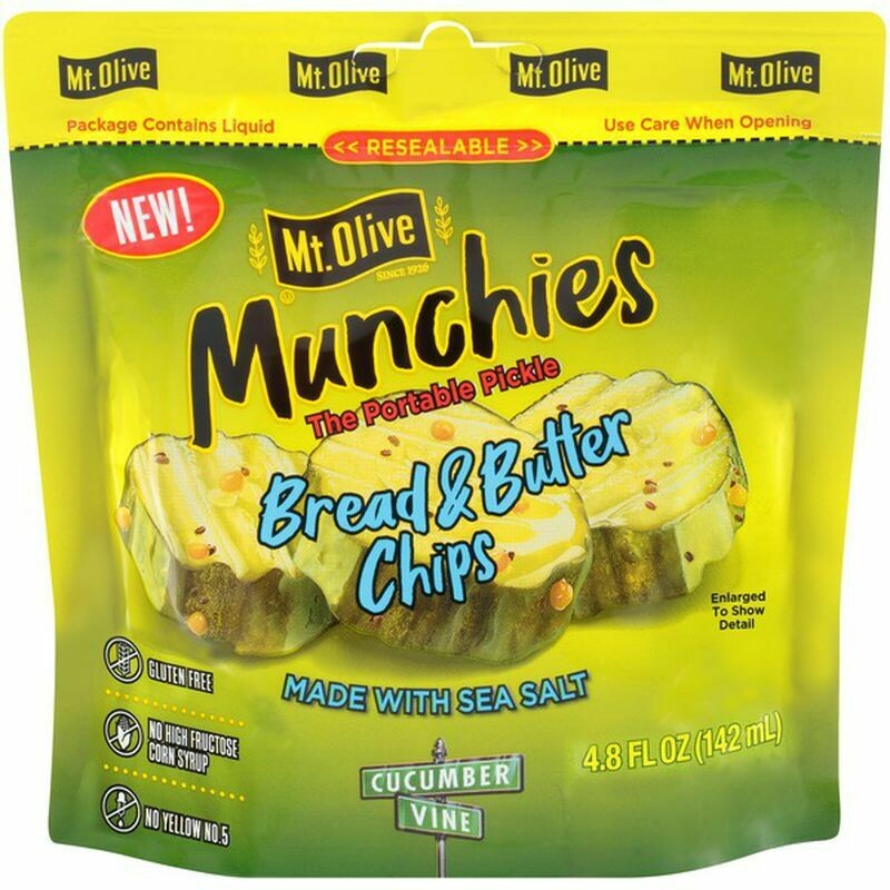 Mt. Olive Munchies Bread & Butter Chips (small pouch)