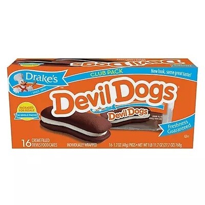 Drake's -    Devil Dogs 16ct Club Pack