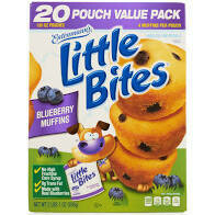 Entenmann's -    Little Bites Blueberry Muffins 20ct Club Pack