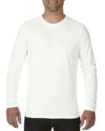 T-Shirts Long-Sleeve Crew Neck White
