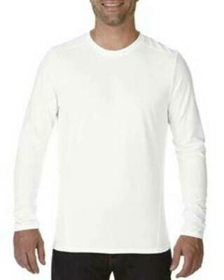 T-Shirts Long-Sleeve Crew Neck White