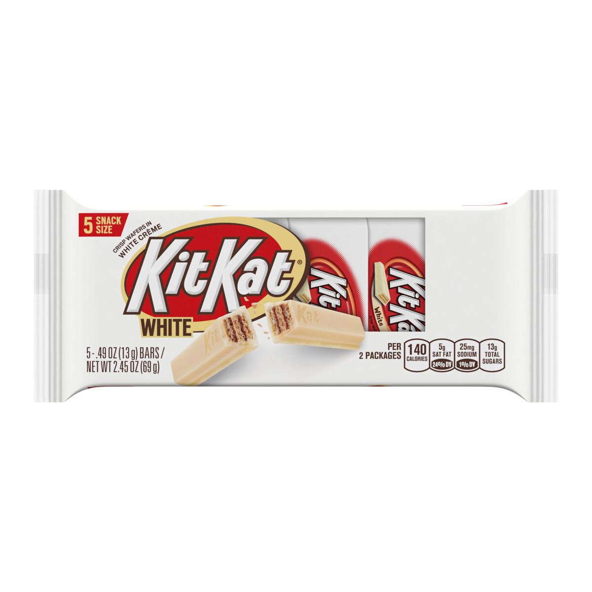Fun Size Candy     Kit Kat White 5ct