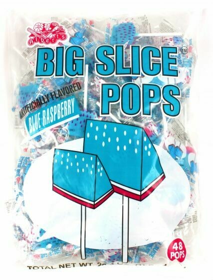 Slice Pops Suckers 48ct     Blue Raspberry