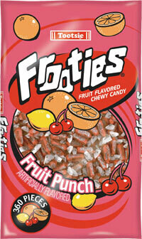 Tootsie Footies 360ct     Fruit Punch