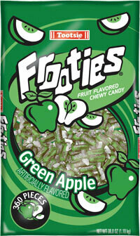 Tootsie Frooties 360ct     Green Apple