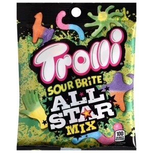 Trolli Peg Bags     Sour Brite All Star Mix