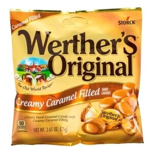 Werther's Original Peg Bags -    Creamy Caramel Filled Hard Candies