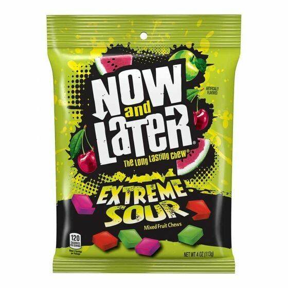 Peg Bags     Now & Later Extreme Sour